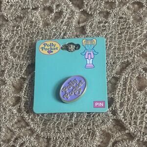 Polly Pocket logo Hot Topic Enamel Pin 2018 Collectible NEW